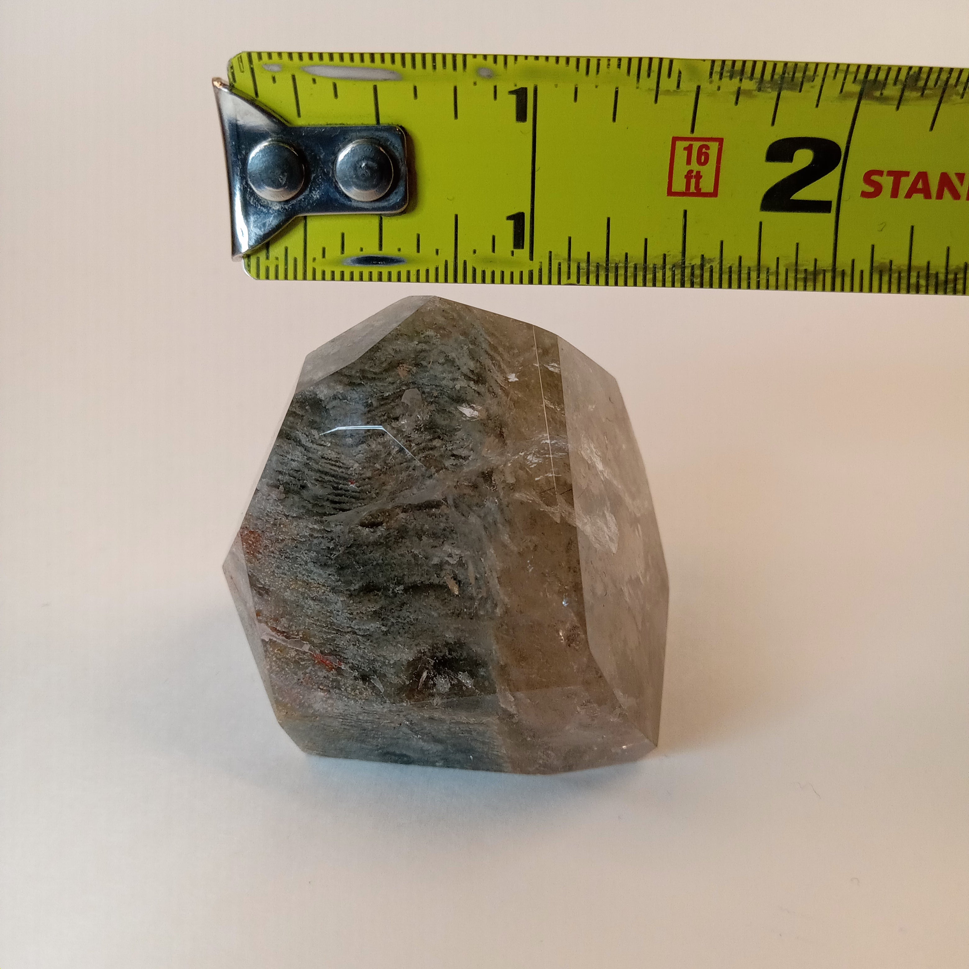 Thousand Layer Garden Quartz Polished Free Form with Dense Landscape Inclusions