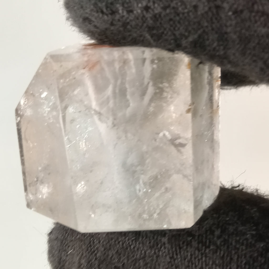Thousand Layer Garden Quartz Polished Free Form with Soft White Layered Inclusions