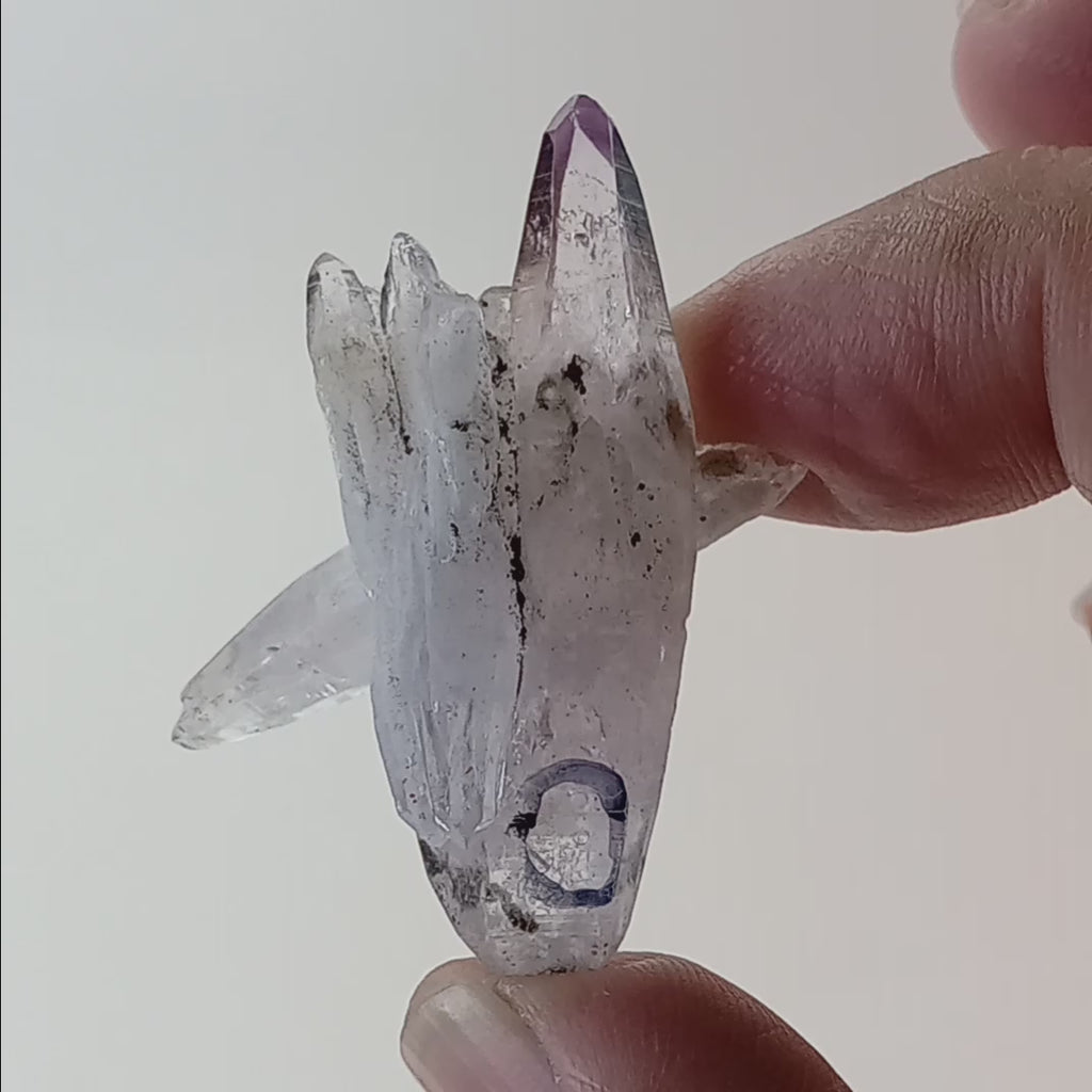 Vera Cruz Amethyst Cluster with Enhydro Bubble | Rosilla Tatatila Mine