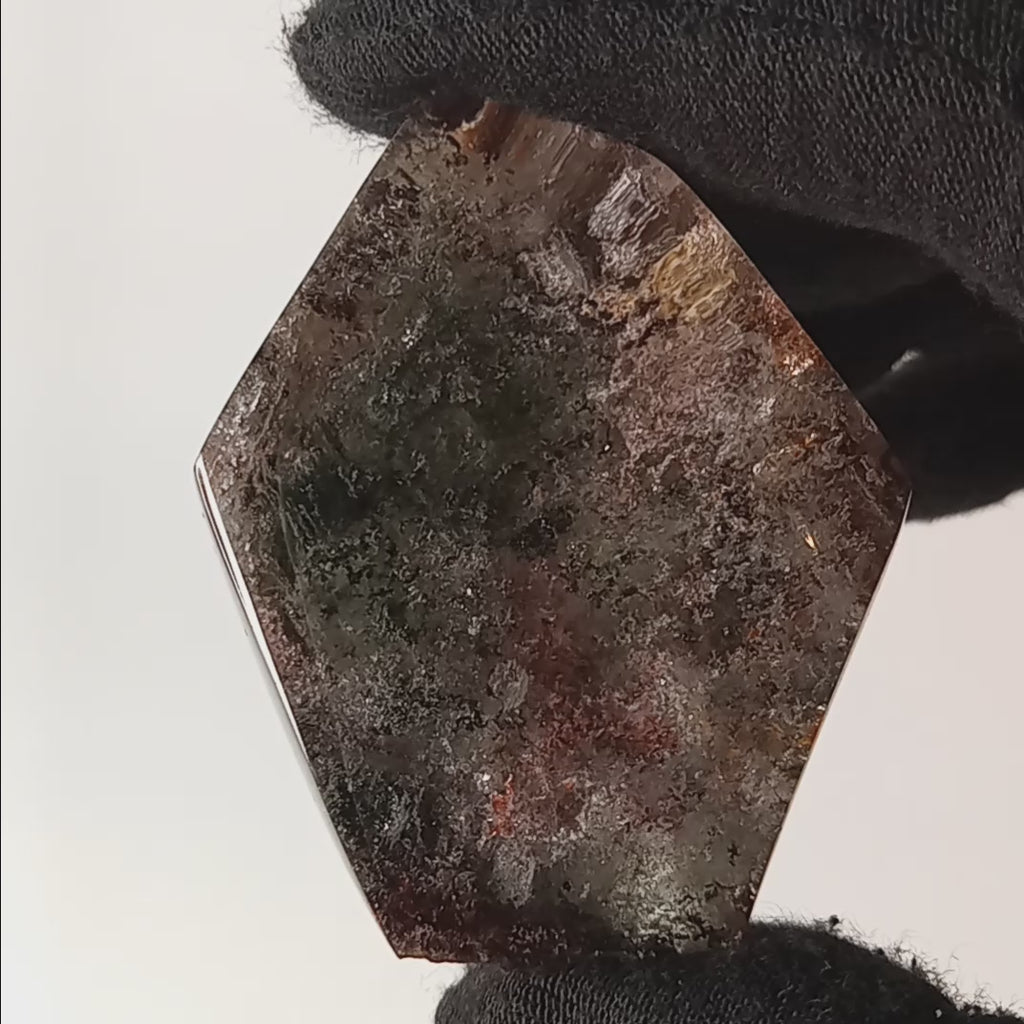 Garden Quartz Free Form with Forest Floor Mineral Inclusions | GQF-020