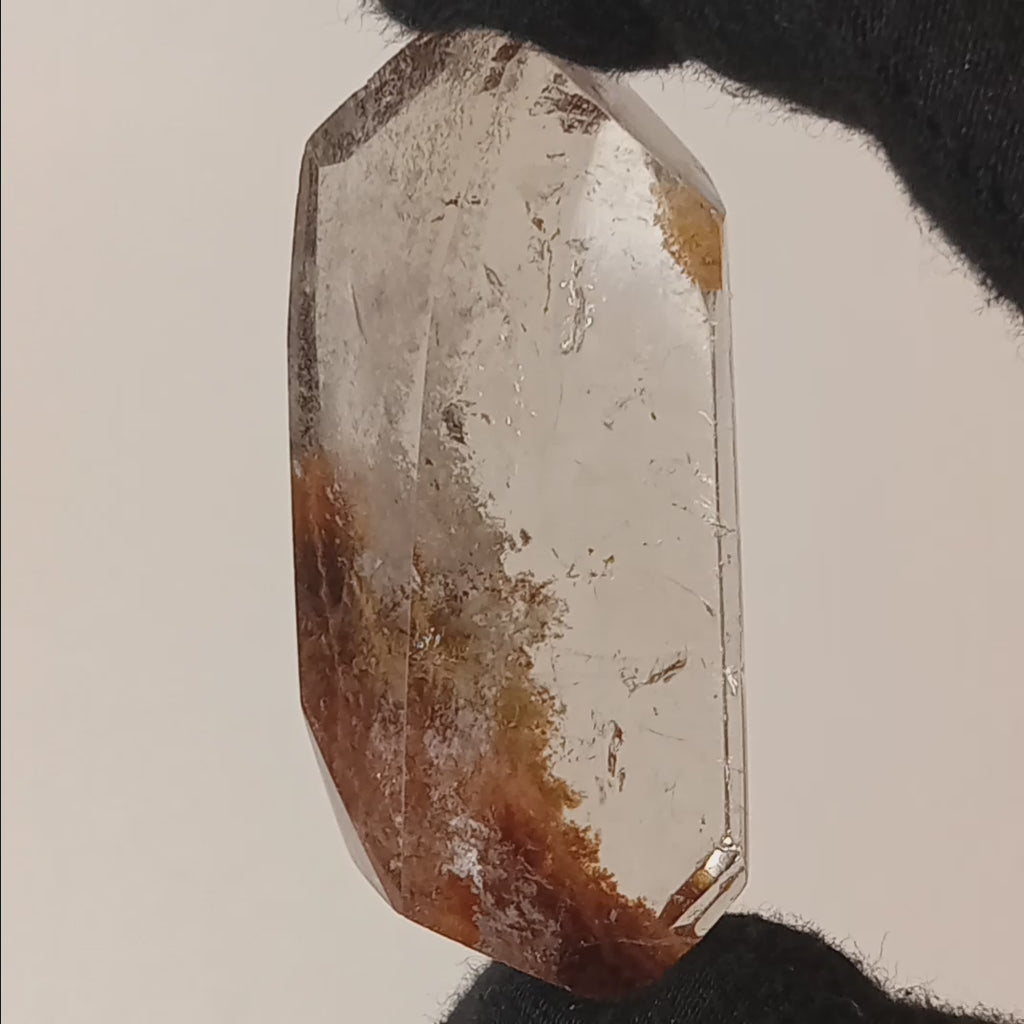 Garden Quartz Freeform Point with Scenic Landscape Inclusions | Polished Collector Quartz Specimen | GQF-005
