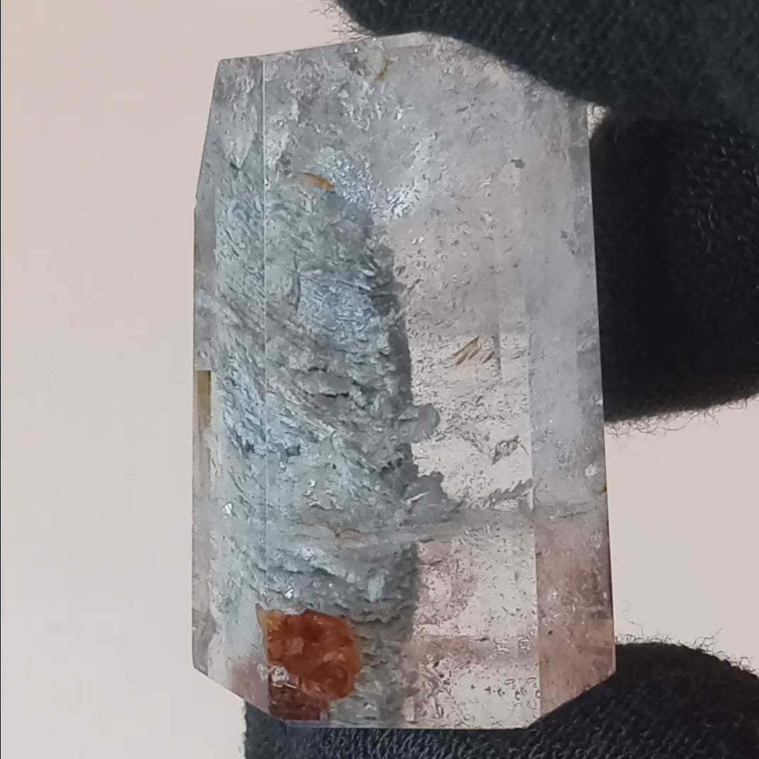 Thousand Layer Garden Quartz Polished Free Form with Tree-Like Landscape Inclusions